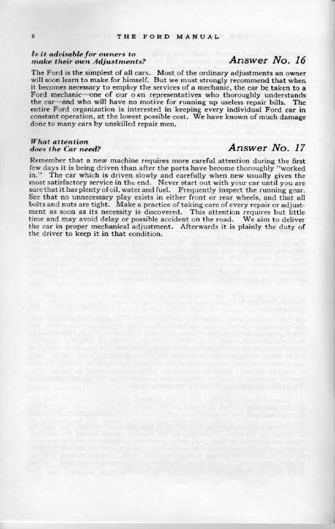 1925 Ford Owners Manual Page 31